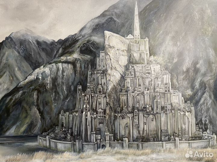 Картина Минас Тирит Властелин Колец Гондор Толкин