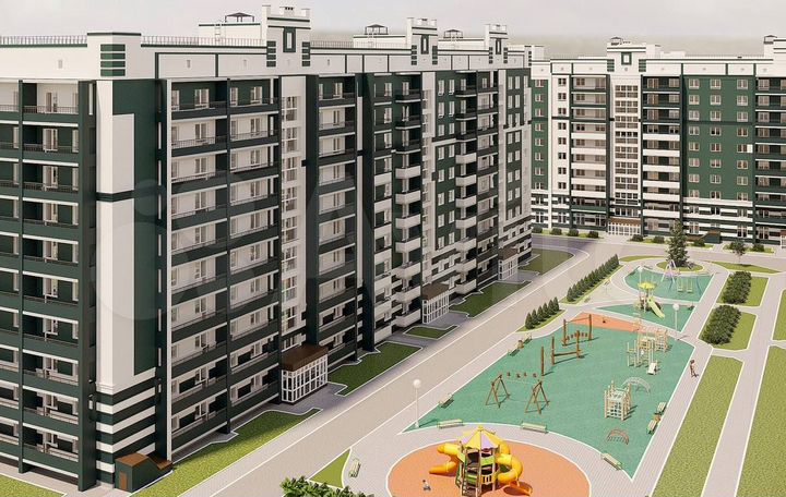 2-к. квартира, 64,6 м², 5/10 эт.