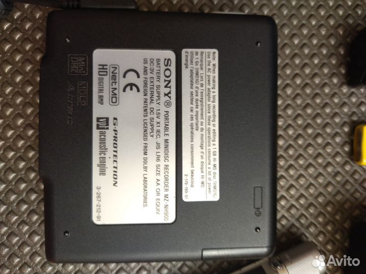 MD walkman sony MZ-NH900