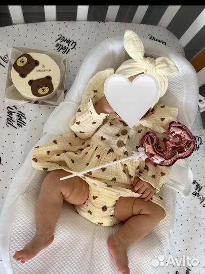 Платье боди Никифирята, для новорожденного