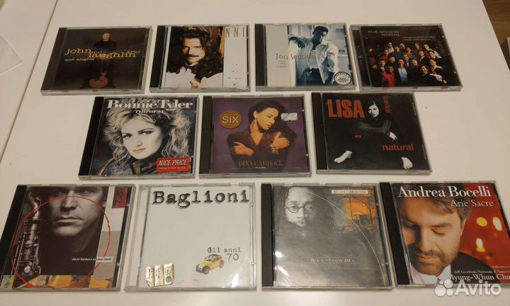 CD фирменные, 1991-2007г, состояние от (G) до (EX)