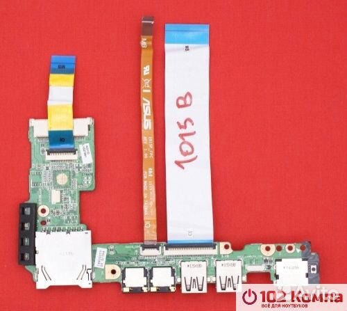 Плата USB+Audio+Cardreader+LAN для нетбука Asus Ee