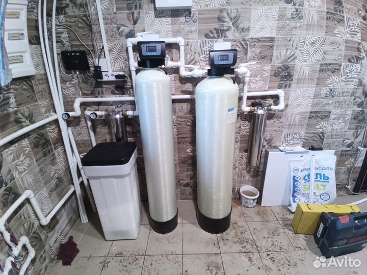 Система очистки воды. Фильтры для воды. Монтаж