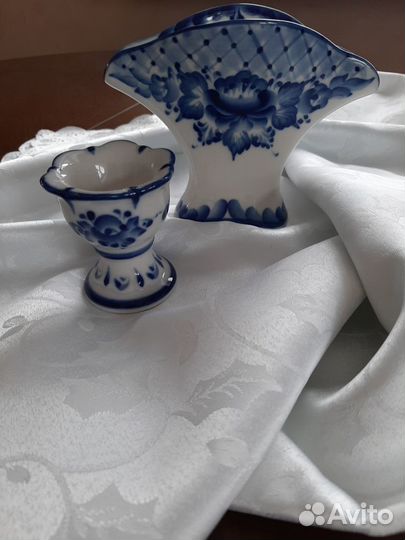 Фарфоровая посуда гжель