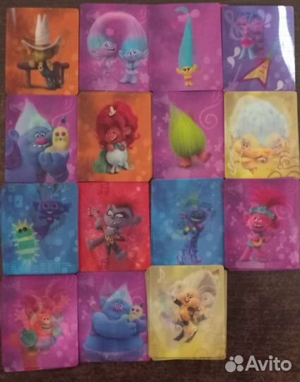 Карточки тролли на гастролях