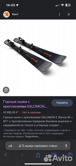 Горные лыжи и ботинки 26 размер комплект