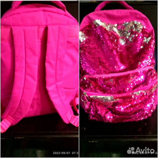 Рюкзак с паетками