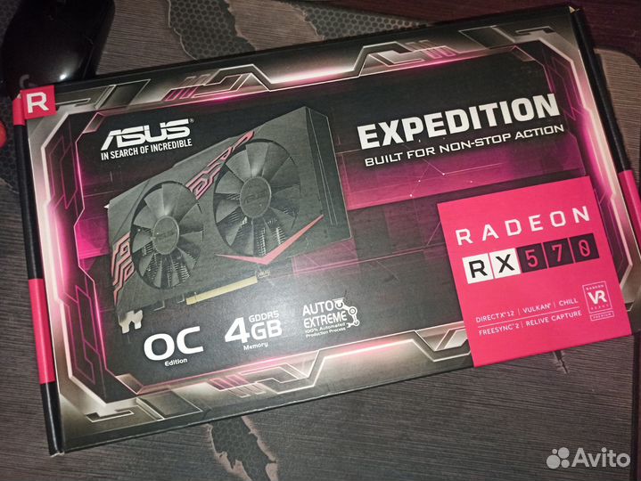 Видеокарта rx570 4gb