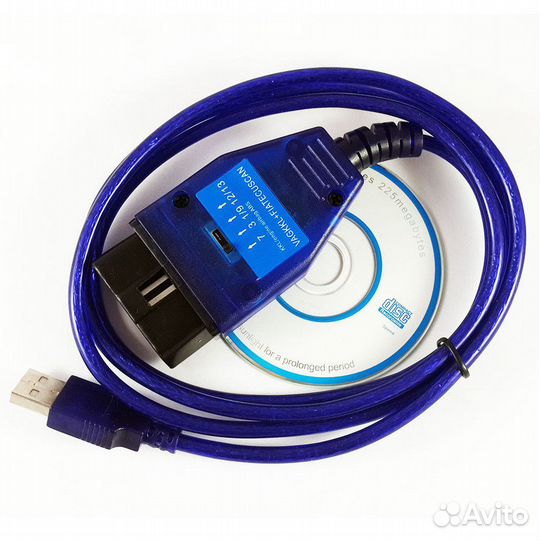 VAG COM KKL 409.1 на чипе ftdi, новый