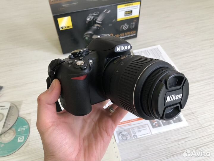 Зеркальный фотоаппарат nikon d3100 18-55VR Kit