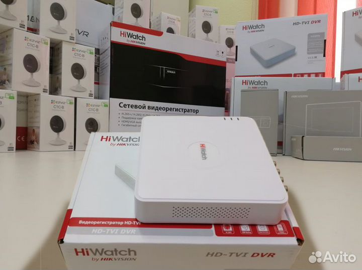 Регистратор 8ми кан. гибридный DS-H208QA HiWatch