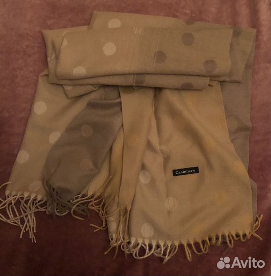 Шарф палантин теплый