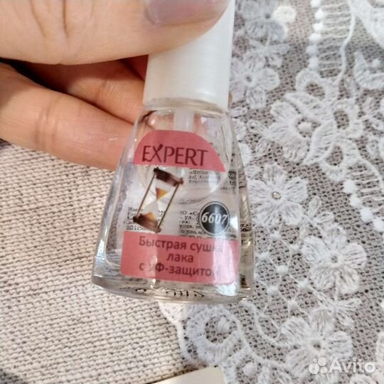 Набор для маникюра лак наклейки типсы