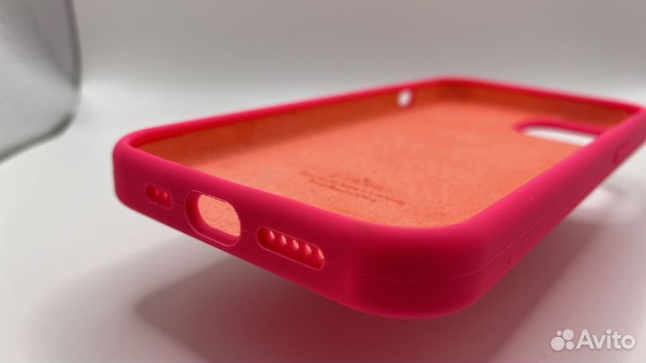 Чехол на iPhone 14 Silicon Case Shiny Pink