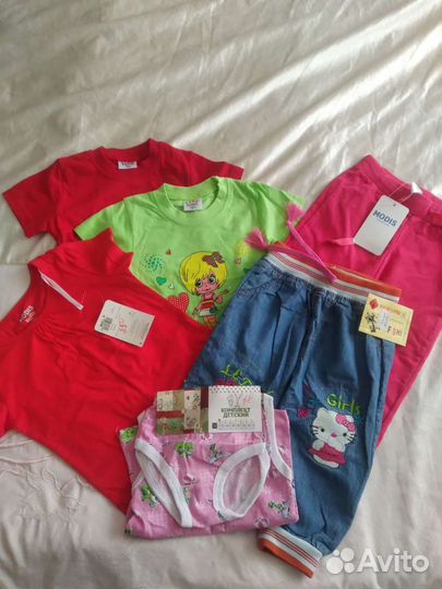 Пакет вещей для девочки новые