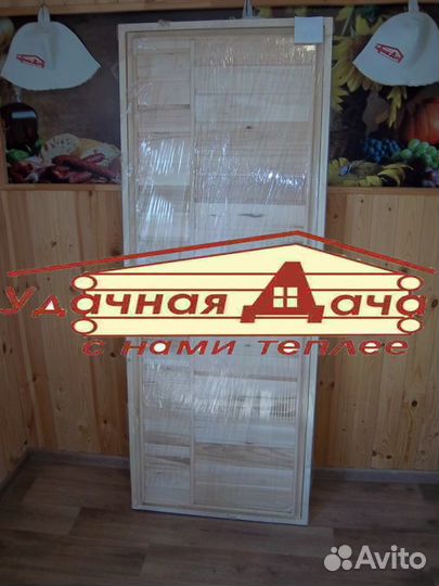 Дверь в баню из липы Эконом 1800х700