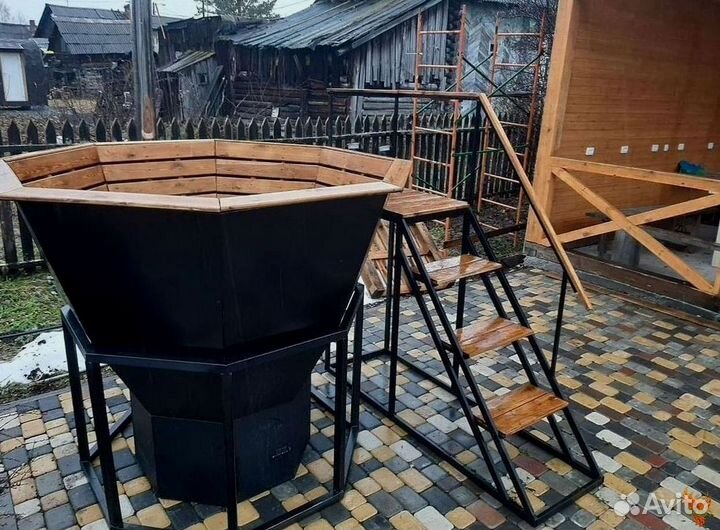 Банный чан/Купель.Уличная баня