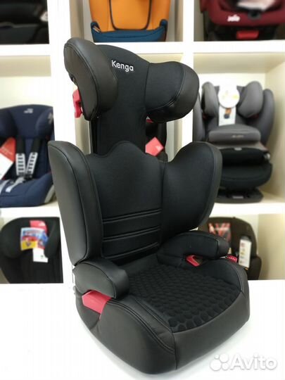 Автокресло 15-36кг изофикс Kenga цвет черный Maste