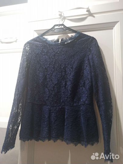 Блузка Pretty Lolita кружевная с баской р.44