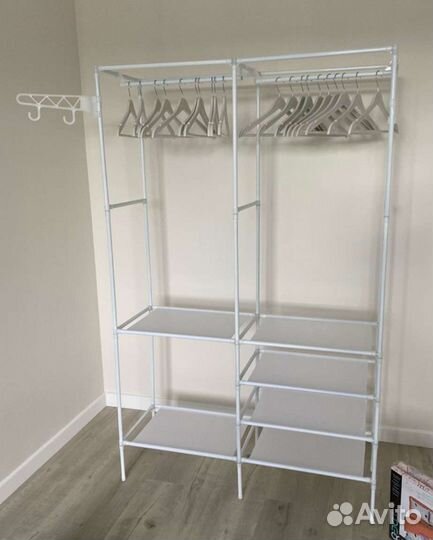 Вешалка напольная Белая