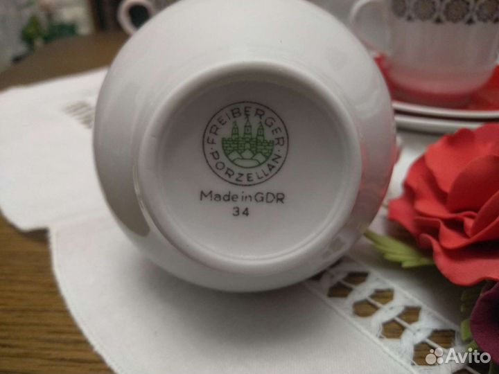 Кофейный сервиз ГДР. Англия, чайный Дулево