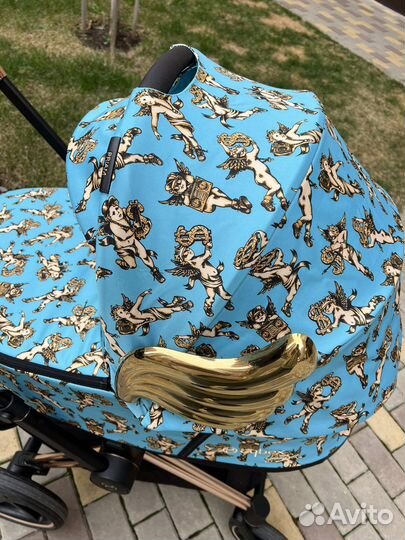 Коляска cybex priam Jeremy Scott Cherubs Blue