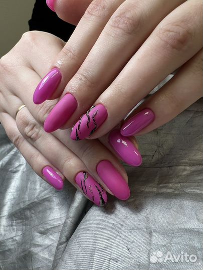 Наращивание ногтей,маникюр с покрытием гель лака