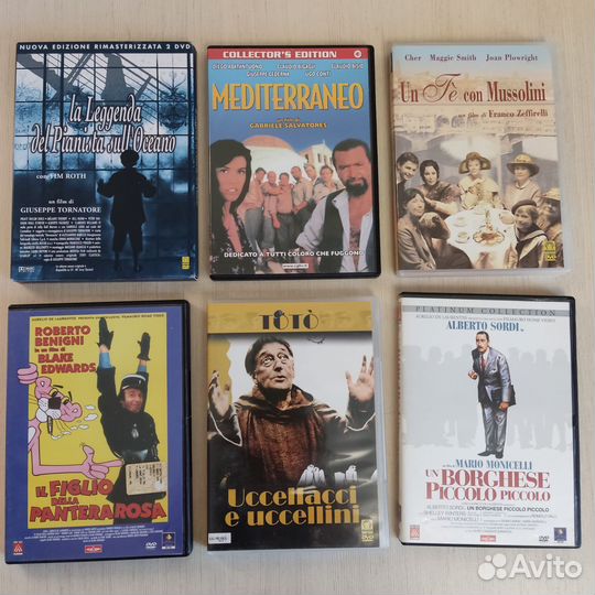 Фильмы DVD на итальянском языке