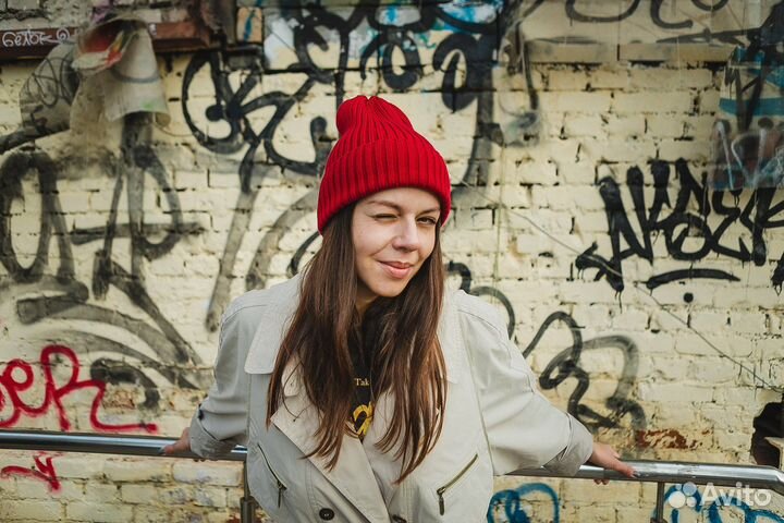 Шапка из натурального итальянского мериноса