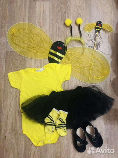 Костюм пчёлки на девочку 1 год
