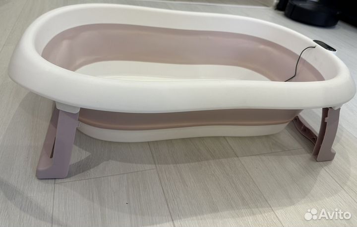 Ванночка для купания складная с матрасиком