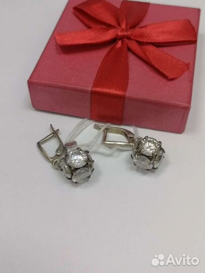 Серебряные серьги проба 925 Арт.004094000123
