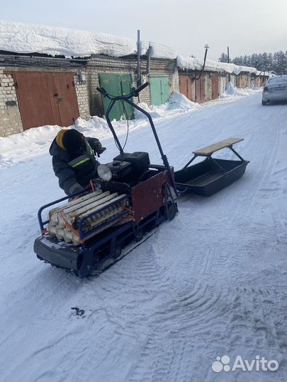 Мотобуксировщик Бурлак-М