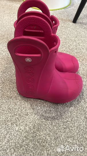 Резиновые сапоги crocs 23