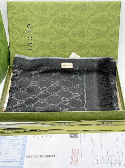 Шарф Gucci черный