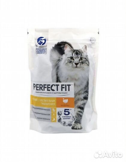 Сухой корм для кошек perfect fit 1,2 кг
