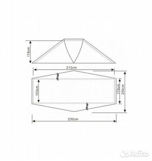 Палатка Campus Compact Plus 2