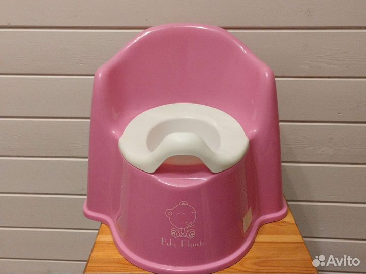 Горшок детский bebe planete розовый ночная ваза