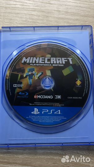 Диски на ps4 minecraft