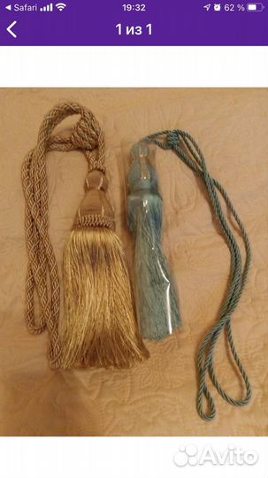 2 Кисти подхваты для штор