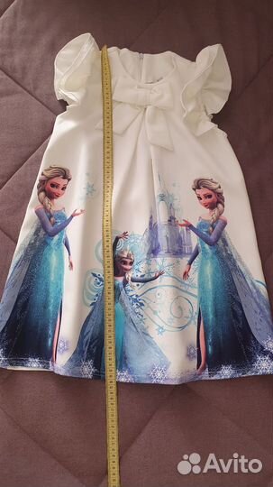 Платье нарядное с Эльзой из Холодного сердца