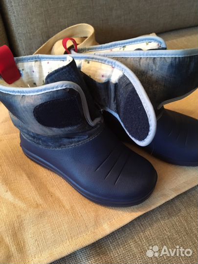 Детские резиновые сапоги