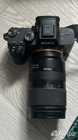 Фото видеокамера Sony a7 iii tamron 28 75