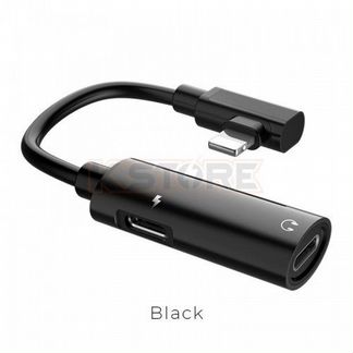 Переходник hoco LS18 Lightning - Dual Lightning