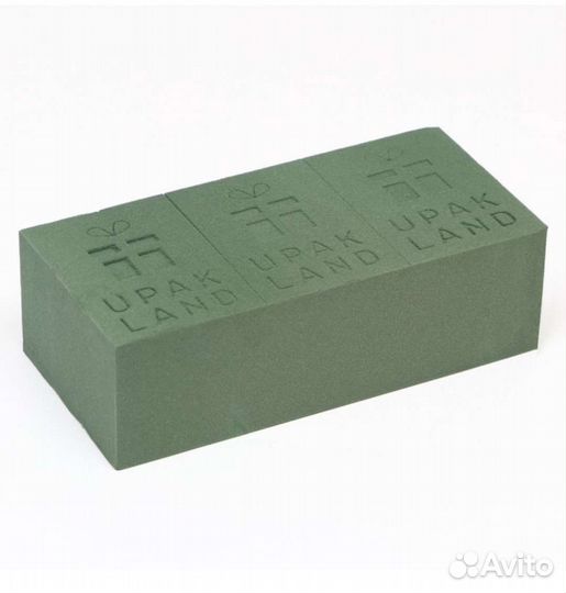 Губка флористическая для живых цветов, оазис