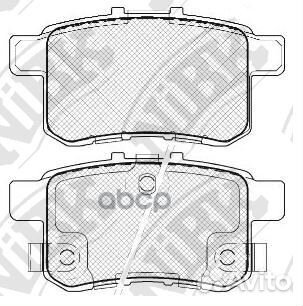 Колодки тормозные дисковые PN8864 NiBK