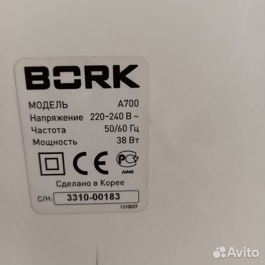 Очиститель воздуха Bork