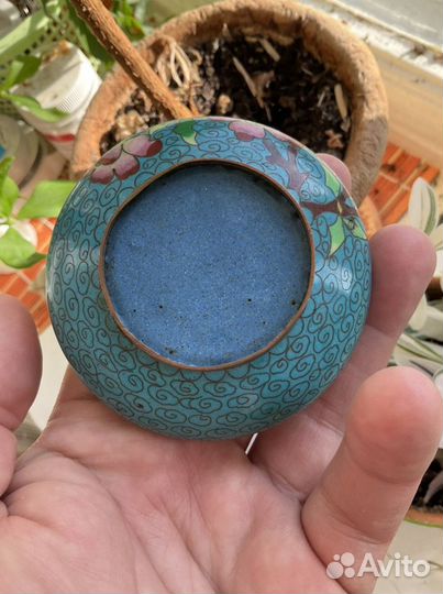 Пепельница эмаль клуазоне