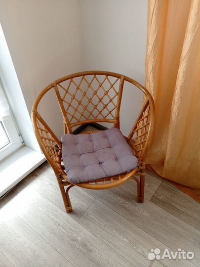 Кресло плетеное