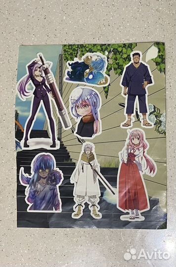 Наклейки аниме